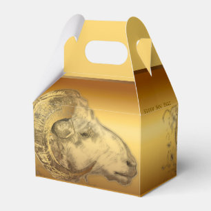 Goldener Geschenkschachtel