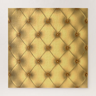 Goldener Glamour: Luxuriöse Inneneinrichtung. Puzzle