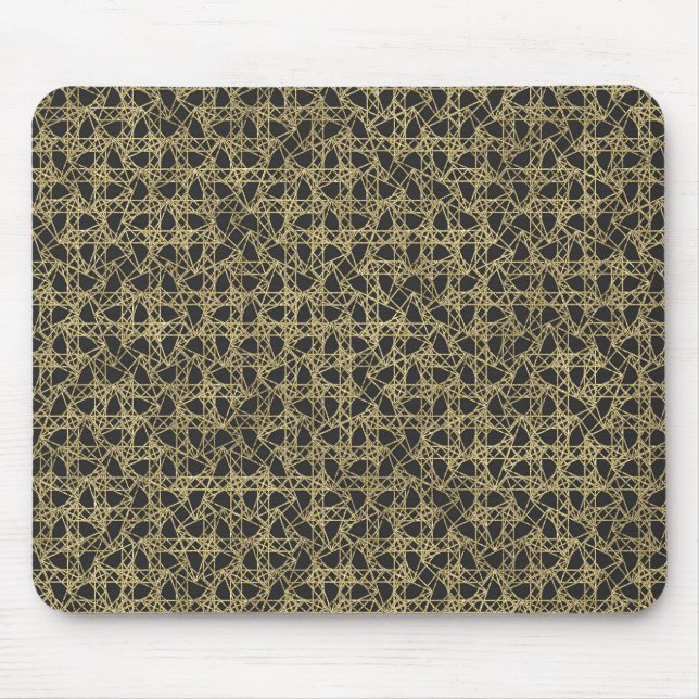 Goldener Glamour Mousepad (Vorne)