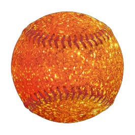 Goldener Glitzer Baseball
