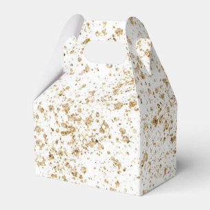 Goldener Glitzer, elegant und wunderschön Geschenkschachtel