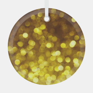 Goldener Glitzer: Festliche Weihnachtsstruktur. Ornament Aus Glas