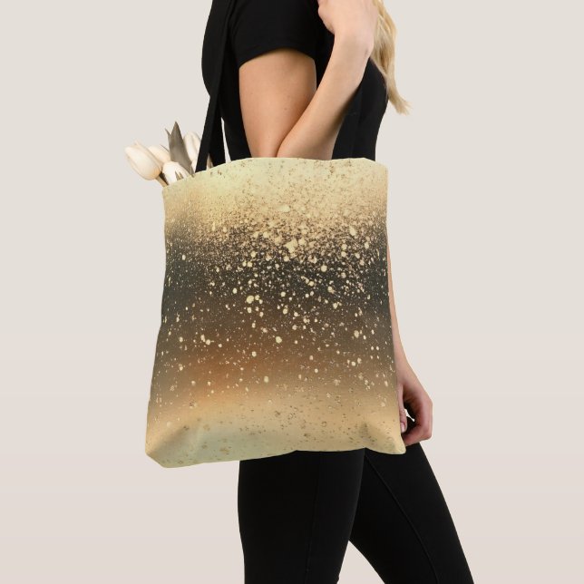 Goldener Glitzer Funkeln (Von Nahem)