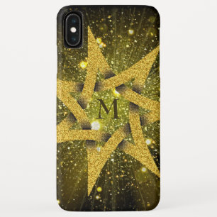 Goldener Glitzer Star Case-Mate iPhone Hülle