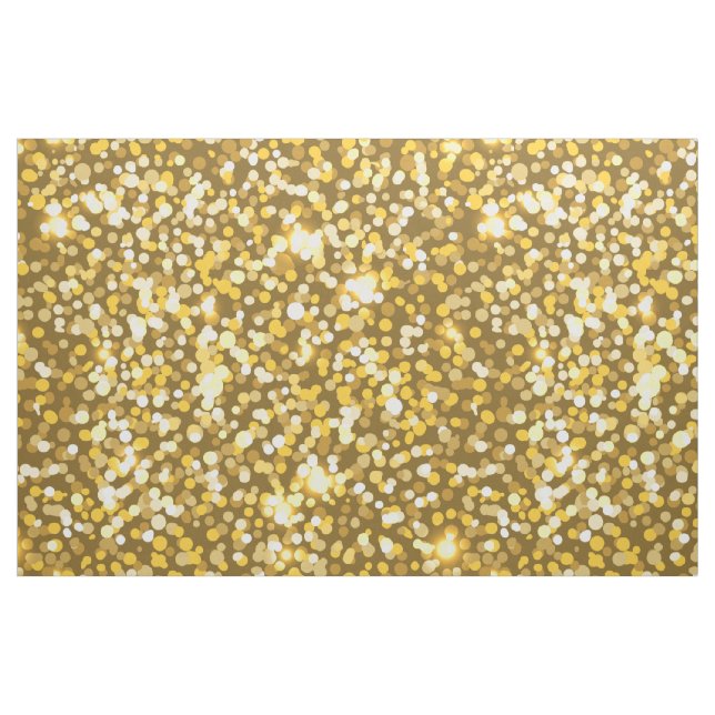 Goldener Glitzer Stoff (Fat Quarter (45,7 x 55,9 cm))