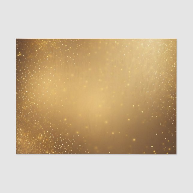 Goldener Glitzer Textur Seidenpapier (Vorderseite)