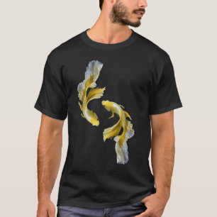 goldener Guppy-Fisch Fancy Guppies Thailändischer T-Shirt