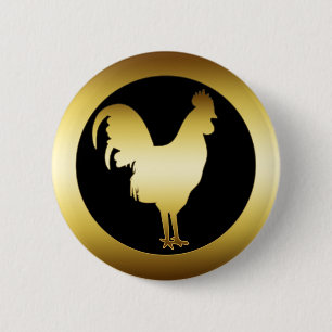 GOLDENER HAHN BUTTON