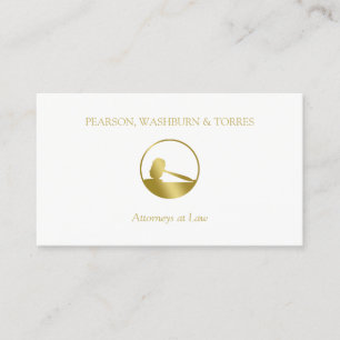 Goldener Hammer-Ikonen-Rechtsanwalt am Gesetz Visitenkarte
