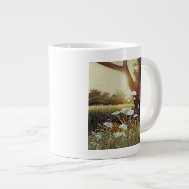 Goldener Hedgerow I 2014 Jumbo-Tasse (Vorderseite Rechts)