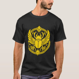 Goldener heiliger Skarabäus ägyptisches Symbol Kun T-Shirt