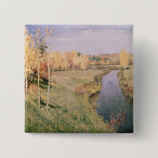 Goldener Herbst, 1895 Button (Vorderseite)