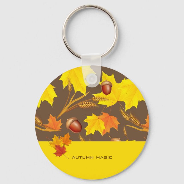 Goldener Herbst Schlüsselanhänger (Vorderseite)