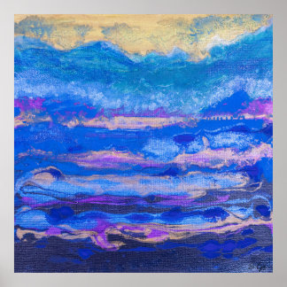 Goldener Himmel Poster