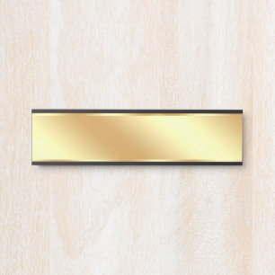 Goldener Hintergrund für Ihren Text. Erstellen Sie Türschild