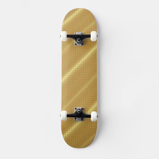 Goldener Hintergrund Skateboard (Vorderseite)