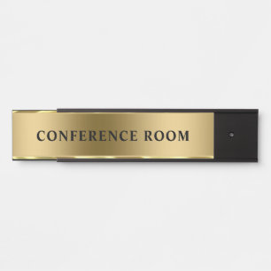 Goldener Hintergrund Türschild