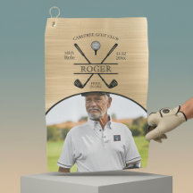 Goldener Hole-In-One-Golfer-Foto
