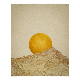 Goldener Horizont Poster