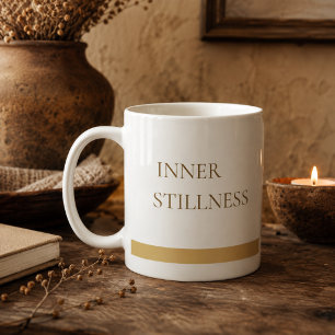 Goldener Innerer Frieden Klassischer Becher, 0,33 Kaffeetasse