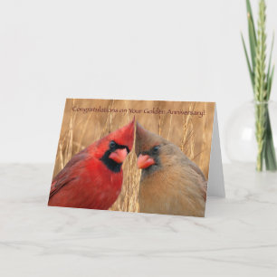 Goldener Jahrestag Karte