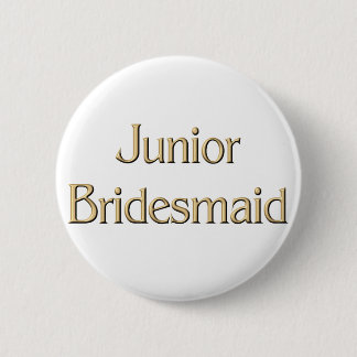 Goldener Juniorbrautjungfernknopf Button