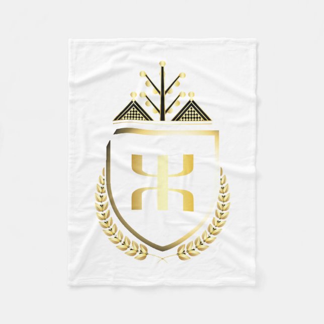 Goldener Kabylus Fleecedecke (Vorderseite)