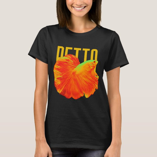 Goldener Kampffisch T-Shirt (Vorderseite)