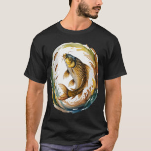 Goldener Karpfen Serenity – Goldener Karpfen in T-Shirt
