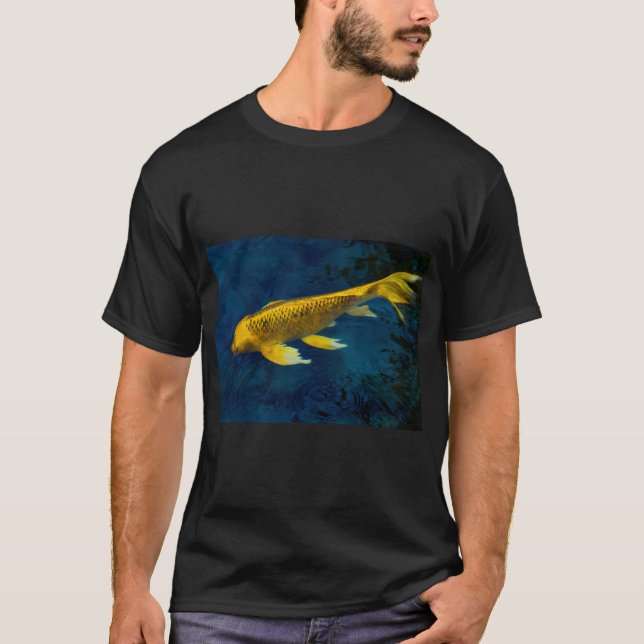Goldener Koi-Fisch T-Shirt (Vorderseite)