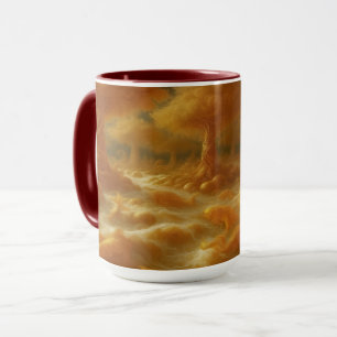 Goldener Koi Tasse