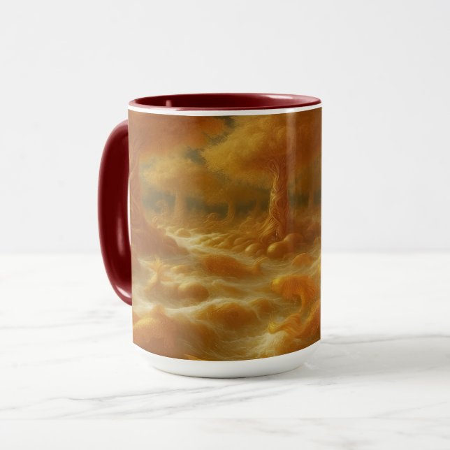 Goldener Koi Tasse (Vorderseite Links)