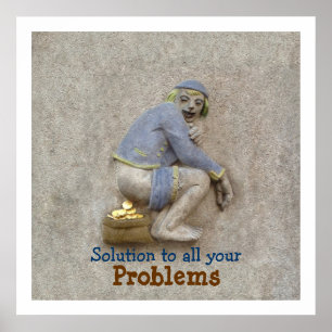 Goldener Kot ~ Poster 24X24