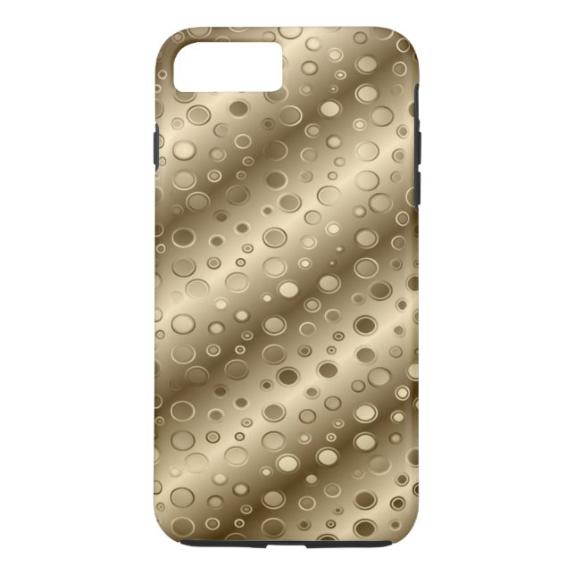 Goldener Kreis-Entwurf Case-Mate iPhone Hülle (Rückseite)