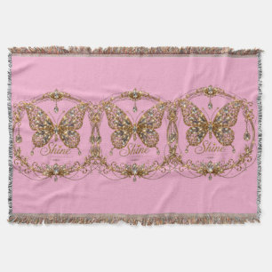 Goldener Kristall Schmetterling Schimmer Luxus Sch Decke