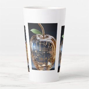Goldener Kristallapfel-Becher - Musikalischer Apfe Milchtasse