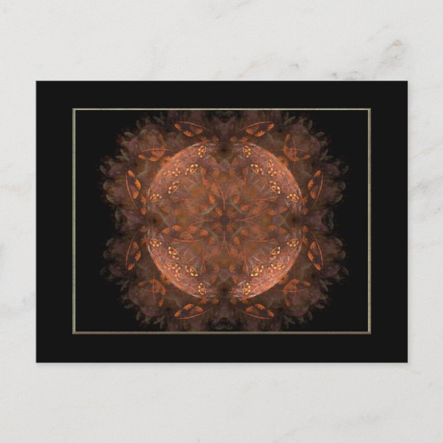 Goldener Kupferschimmer Postkarte (Vorderseite)