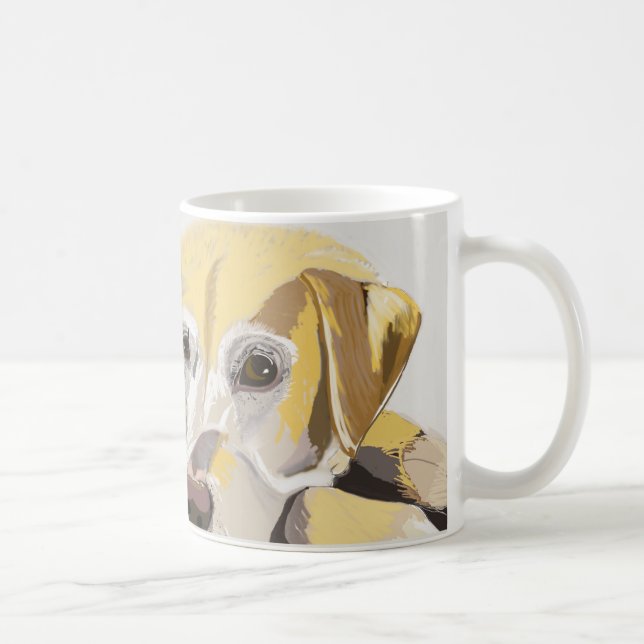 Goldener Labrador Kaffeetasse (Rechts)