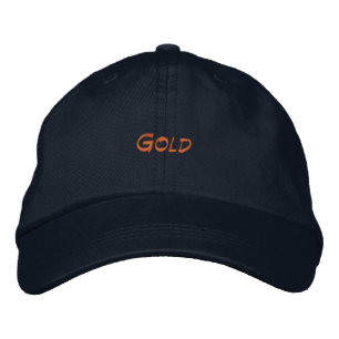Goldener Leuchtturm des Luxus Premium Super Glamou Bestickte Baseballkappe