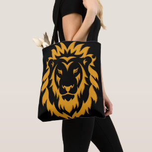 Goldener Löwe großes Grafikdesign