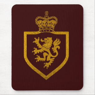 Goldener Löwenkönig Mousepad