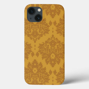 Goldener Luxusdamast Case-Mate iPhone Hülle