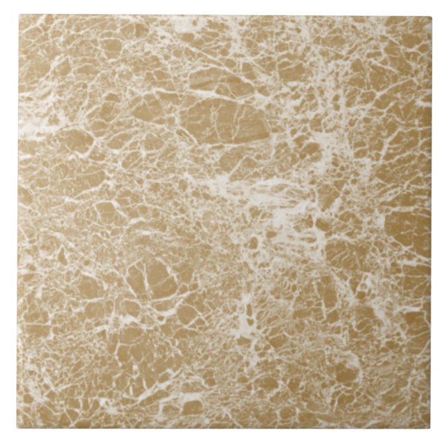 Goldener Marmor-Knister Fliese (Vorderseite)