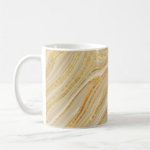 Goldener Marmor: luxuriöser Texturhintergrund. Kaffeetasse