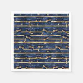 Goldener Meilenstein: Starry Abschluss Serviette