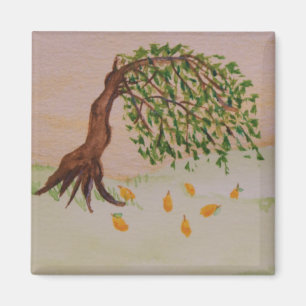 Goldener Nachmittag-Magnet Magnet