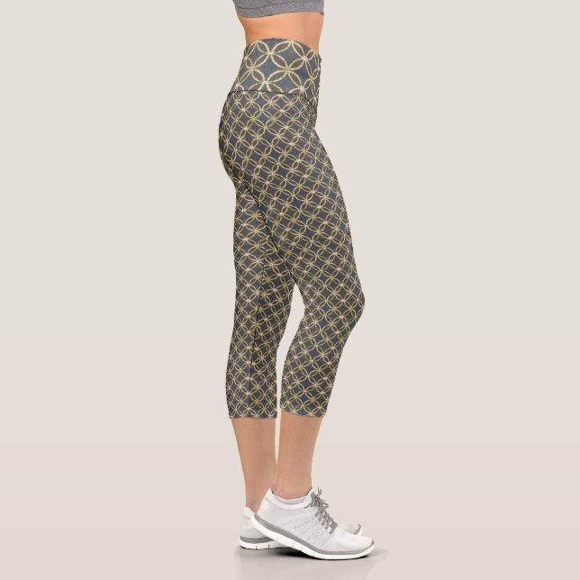 Goldener Palast Capri Leggings (Rechts)