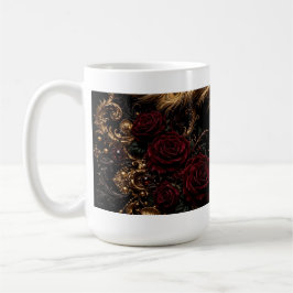 Goldener Pfau Barock Porzellan Krug  Kaffeetasse