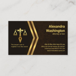 Goldener Pfeil Eleganter Brauner Marmor Grunge Anw Visitenkarte