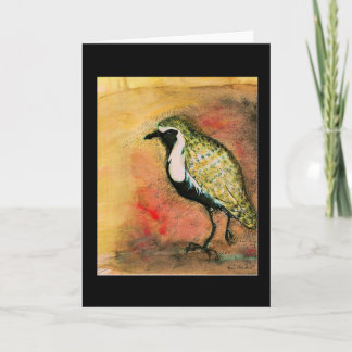 Goldener Plover - Wasservogel - Karte